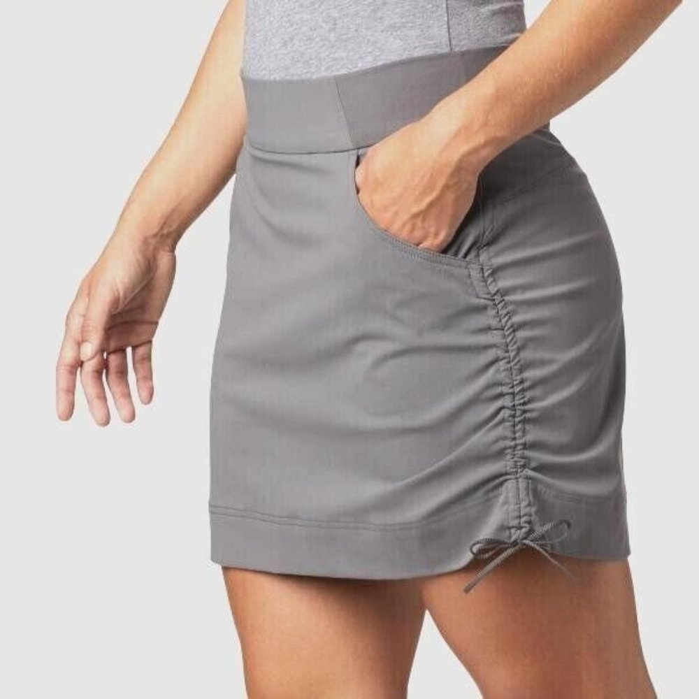 Columbia Sportwear Women's Skirt Size XL Gray Athletic Hiking Skort With Pockets - Picture 1 of 6